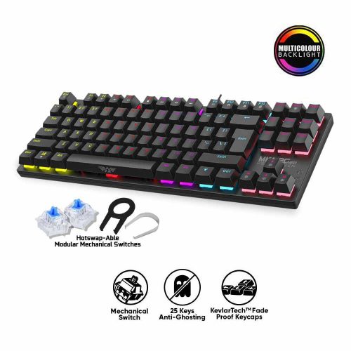 ARMAGGEDDON MECHANICAL KEYBOARD MKA-2C NEO BLACK LINEAR RED SWITCH