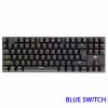 WHITE SHARK MECHANICAL US KEYBOARD COMMANDOS BLACK BLUE SWITCH