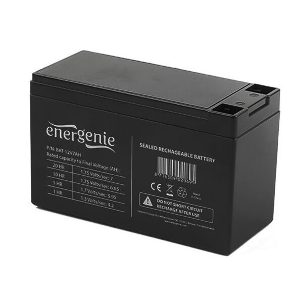 ENERGENIE LEAD BATTERY FOR UPS 12V 7,5AH