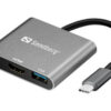 Sandberg USB-C Mini Dock HDMI+USB
