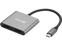 136-44_md Sandberg USB-C Dock 2xHDMI+USB+PD