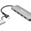 Sandberg USB-C/A to 4xUSB 3.0 Hub