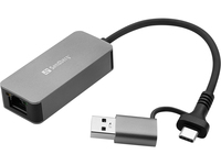 Sandberg USB-C/A 2.5 GbE RJ45 Adapter