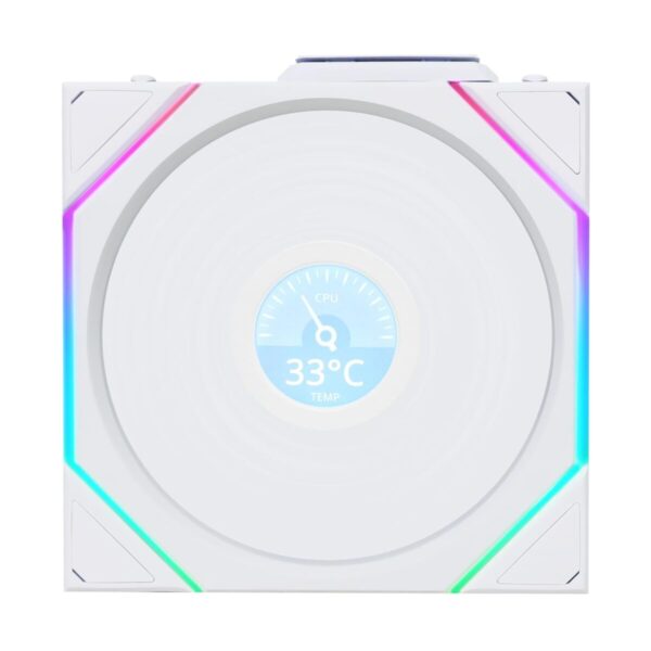 Lian Li UNI FAN TL-LCD Wireless Reverse 120 White (1pc) Case Fan