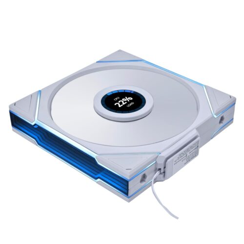 Lian Li UNI FAN TL-LCD Wireless Reverse 140 White (1pc) Case Fan - No Controller Included