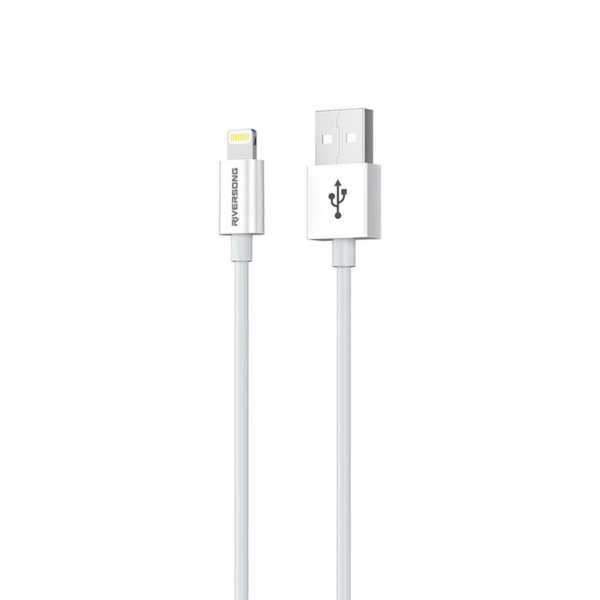 Riversong Cable USB to Lightning 3A Lotus 08 1.2m White