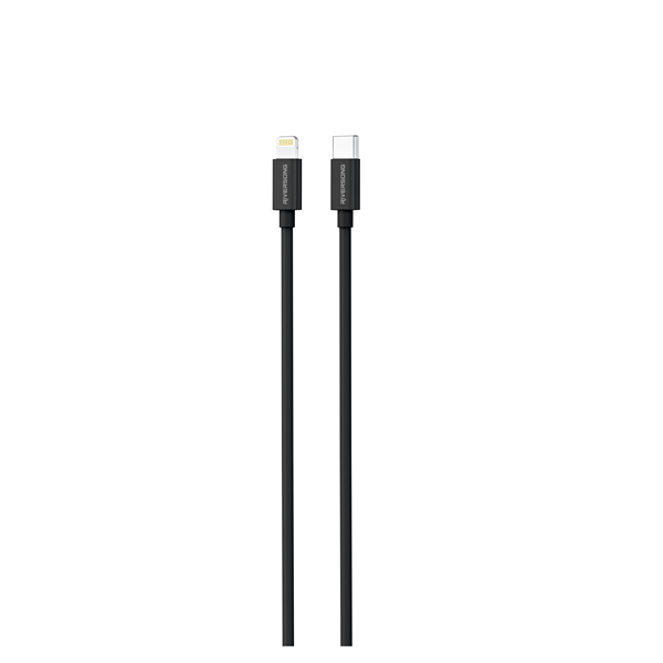 cl76bl Riversong Cable Lightning to Type-C 3A 20W Lotus 08 1m Black