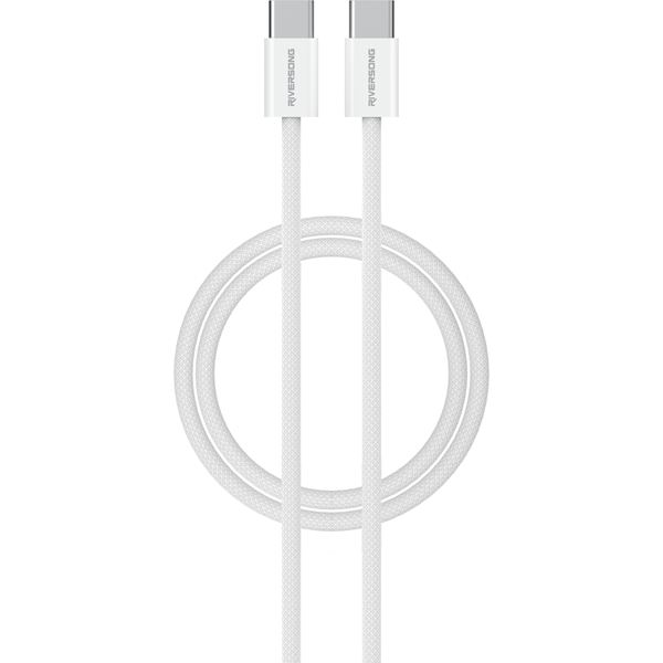 Riversong Cable Type-C to Type-C 60W Lotus 10 1m Light Gray