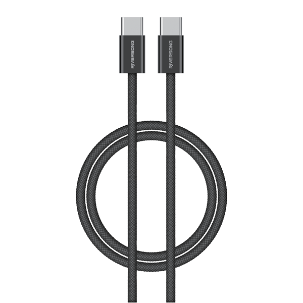 Riversong Cable Type-C to Type-C 60W Lotus 10 1m Black