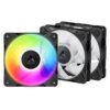 P12_Pro_ARGB_black_rainbow_3Pack_g00 Arctic P12 Pro A-RGB - 3 Pack - PWM 120mm Case Fan Value Pack - max 3000 RPM - PWM regulated