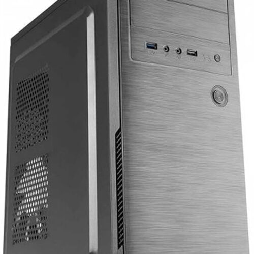 TACENS INITIOX  ATX CASE, 1X ULTRA-SILENT 12CM FAN, 2X5.25 BAY, USB3.0, BLACK