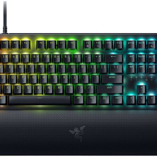 Razer BLACKWIDOW V4 PRO - Gaming Mechanical RGB Keyboard -  Green Clicky Switches - Macros