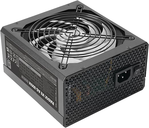 712-1M7qNQL._AC_SX522_ TACENS RADIX VII AG 800W PSU, 80PLUS SILVER, SMD AND DC-DC TECHNOLOGY, ACTIVE PFC, JAPANESE CAP., 140MM AI-RPM FAN, 10 YEARS WARRANTY