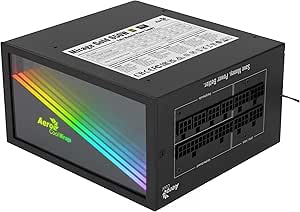 AEROCOOL MIRAGE 650W MODULAR PSU, 80PLUS GOLD, JAPAN CAP., RGB INFINITE MIRROR