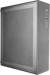 TACENS AEROSLIM500, SLIM MATX CASE WITH 500W TFX PSU, 90MM FDB FAN, FRONT & SIDE MESH PANELS, USB-C, BLACK