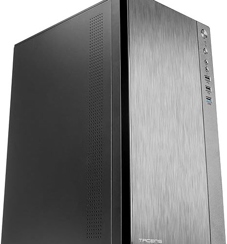 TACENS FORTIS II, MICRO-ATX CASE, 1X120MM FAN, LIQUID COOLING SUPPORT, TOP HANDLE, FRONT MESH, BLACK