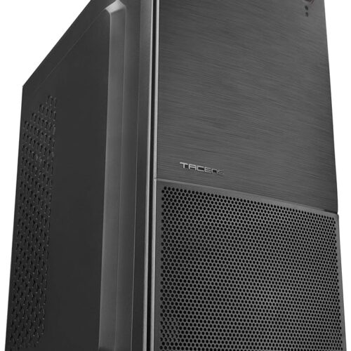 TACENS IMPERATOR 2 ATX CASE, 1X 12CM FAN, PSU CAGE, MESH, ALU FINISH, BLACK