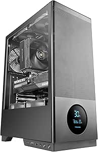81i1ew0uVOL._AC_SY300_SX300_QL70_ML2_ TACENS SAGITTA20, ATX CASE WITH INTEGRATED ROUND MONITORING DISPLAY, 3X120MM FAN, TEMPERED SIDE PANEL, FRONT ANTI-DUST MESH, USB-C PORT, 20TH ANNIVERSARY EDITION, BLACK