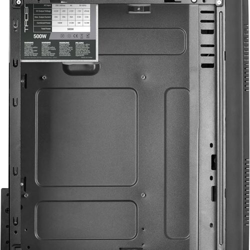 ANIMA ACM500 MICRO-ATX CASE + 500W PSU, COMPACT, BRUSHED ALUMINUM, USB 3.0