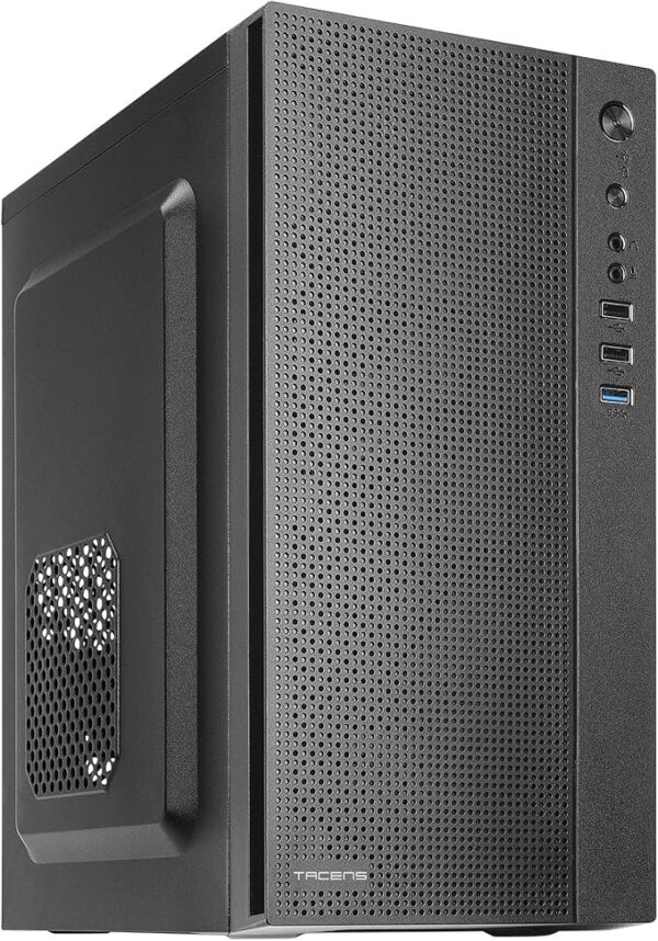 TACENS ANIMA AC5500 MICRO-ATX CASE + 500W PSU, FRONT MESH, USB 3.0, BLACK