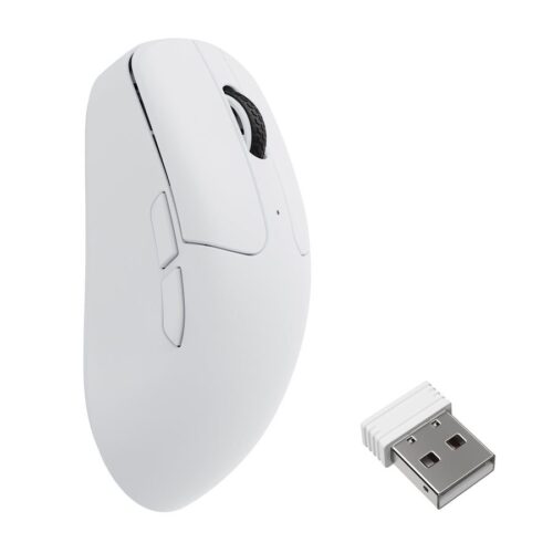 Keychron M2 8k (M2-A24) White Wireless Optical Mouse - 8K Polling Rate Ultra-lightweight