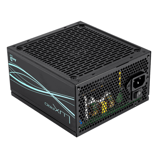 AEROCOOL LUXPRO650, 650W PSU 80PLUS BRONZE +88%, JAPANESE CAPACITORS, APFC 14CM FDB FAN, 5 YEARS WARRANTY