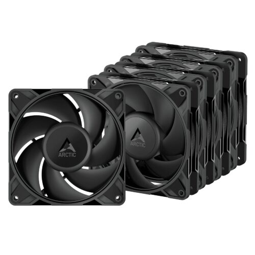Arctic P12 Pro PST - 5 Pack - Black 120mm 3000 RPM PWM case fan