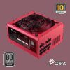 MARS GAMING MPVU750M, 750W FULL-MODULAR PSU 80PLUS SILVER, +87% EF, AI-RPM 14CM FAN, JAPANESE CAPACITORS, 10 YEARS WARRANTY, RED