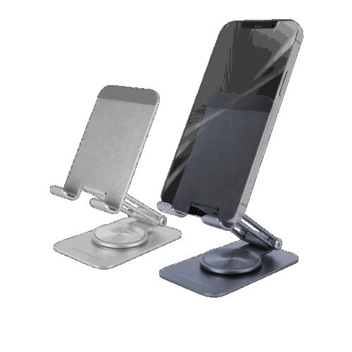 MARS GAMING MA-RSS, SMARTPHONE FOLDABLE STAND, 360º ROTATABLE + 180º HEIGHT ADJUSTABLE, BLACK