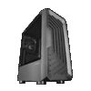MARS GAMING MC-2000, ATX CASE, SIDE WINDOW, FRONTAL MESH, 120MM FAN, BLACK