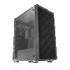 MARS GAMING MC-3000, ATX CASE, 4X 12CM PRO FAN, GLASS, FRONT MESH, BLACK