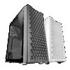 MARS GAMING MC-IPRO, ATX CASE, 3D FRONT MESH GRILLE, TEMPERED GLASS SIDE PANEL, 12CM FAN, BLACK