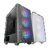 MARS GAMING MC-MAG, ATX PC CASE, DOUBLE MAGNETIC ANTI-DUST TOP + FRONT MESH, TEMPERED GLASS FULL SIDE WINDOW, 3X FRGB FAN, BLACK