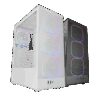 MARS GAMING MC-NEBULA, HIGH-PERFORMANCE ATX CASE, 4X ARGB FDB FAN WITH CONTROL HUB, TEMPERED GLASS SIDE, FULL FRONT ANTI-DUST MESH, FULL WATERCOOLING SUPPORT, WHITE