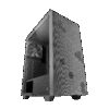 MARS GAMING MC-Q3, ATX PC CASE, DOUBLE MAGNETIC ANTI-DUST TOP + FRONT MESH, TEMPERED GLASS FULL SIDE WINDOW, 12CM FAN, BLACK