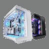 MARS GAMING MC-REV, ATX CASE, ROUNDED EDGES, TEMPERED GLASS FRONT AND SIDE PANELS, 3X ARGB REVERSED FANS, REMOTE CONTROL, ARGB MB & CONTROLLERS COMPATIBILITY, WHITE