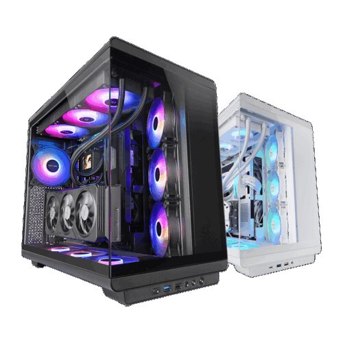MARS GAMING MC-REV, ATX CASE, ROUNDED EDGES, TEMPERED GLASS FRONT AND SIDE PANELS, 3X ARGB REVERSED FANS, REMOTE CONTROL, ARGB MB & CONTROLLERS COMPATIBILITY, BLACK