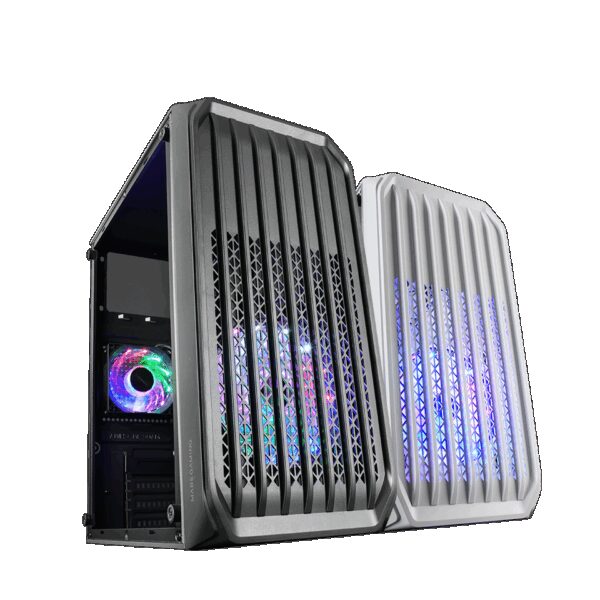 mc-s2 MARS GAMING MC-S2, MICRO-ATX CASE, 2X FRGB FAN, FRONT MESH, WINDOW, USB 3.0, BLACK