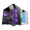 MARS GAMING MC-VISION, ATX CASE,  TRIPLE CONTINUOUS TEMPERED GLASS, FULL WATERCOOLING SUPPORT, BACK CONNECT MB COMPATIBILITY, DUAL CHAMBER DESIGN, BLACK