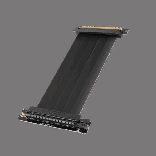 MARS GAMING MCA-PCIE40, PCIE 4.0 x16 300MM RISER CABLE, HIGH-SPEED DATA TRANSFER, MULTILAYER PCB 30AWG COPPER & EMI SHIELDING, FLEXIBLE DESIGN