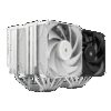 MARS GAMING MCPU-XU6, CPU COOLER, DUAL TOWER, 2X FDB COPPER PWM ULTRASILENT HYBRID FANS, 6X HEATPIPE, HCT ULTRA TECH 350W TDP, WHITE