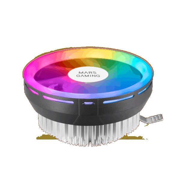 MARS GAMING MCPU120, CPU COOLER, RGB CHROMA, 12CM PWM FAN, LOW PROFILE, 120W
