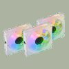 MARS GAMING MF-LINKFINITYKIT, 3X PWM MODULAR FAN KIT, ARGB CONTROLLER, INFINITY MIRROR ARGB 360º, WHITE