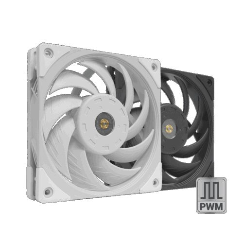 MARS GAMING MF-NC, FDB COPPER 120MM ULTRASILENT PROFESSIONAL PWM FAN, HYBRID BLADES, WHITE