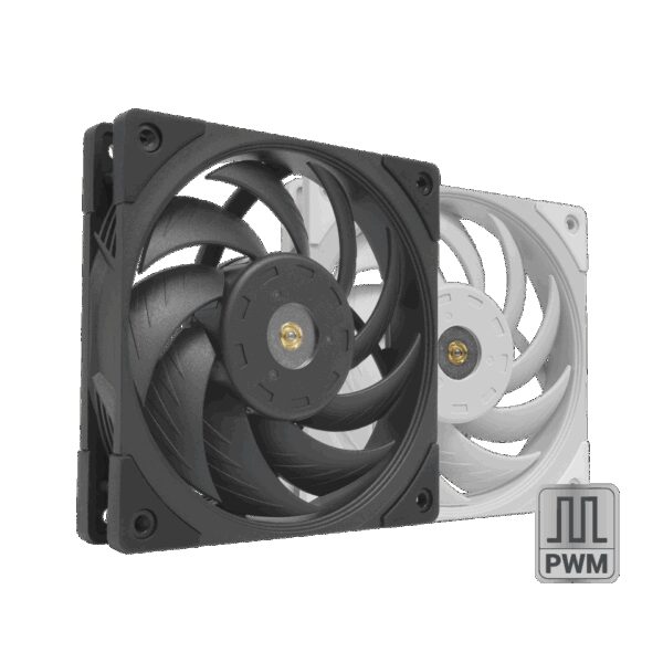 MARS GAMING MF-NC, FDB COPPER 120MM ULTRASILENT PROFESSIONAL PWM FAN, HYBRID BLADES, BLACK