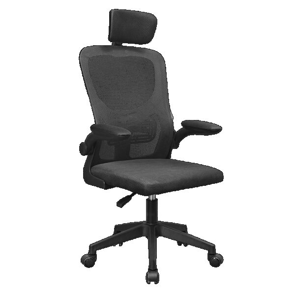 MARS GAMING MGC-ERGOPLUS, ERGONOMIC GAMING CHAIR, BREATHABLE MESH SEAT AND BACKREST, RECLINING ARMREST & ADJUSTABLE HEADREST, BLACK