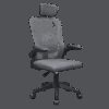 MARS GAMING MGC-ERGOPLUS, ERGONOMIC GAMING CHAIR, BREATHABLE MESH SEAT AND BACKREST, RECLINING ARMREST & ADJUSTABLE HEADREST, GREY