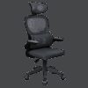 MARS GAMING MGC-ERGOPRO, PROFESSIONAL GAMING CHAIR, ERGONOMIC DESIGN, LUMBAR SUPPORT, RECLINING ARMREST & ADJUSTABLE HEADREST, BLACK