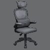 MARS GAMING MGC-ERGOPRO, PROFESSIONAL GAMING CHAIR, ERGONOMIC DESIGN, LUMBAR SUPPORT, RECLINING ARMREST & ADJUSTABLE HEADREST, GREY
