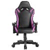 MARS GAMING MGC-PRO, PROFESSIONAL GAMING CHAIR, SQUARE ARMREST, NECK + BACK SOFT-TOUCH CUSHIONS, LEATHERETTE, PURPLE